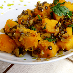 sain delicieux curry de lentilles butternut