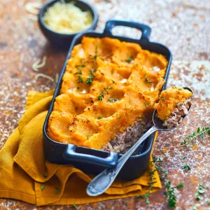 Hachi parmentier de patate douce & viande haché+bœuf Créole