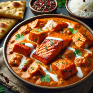 tikka massala de saumon +riz